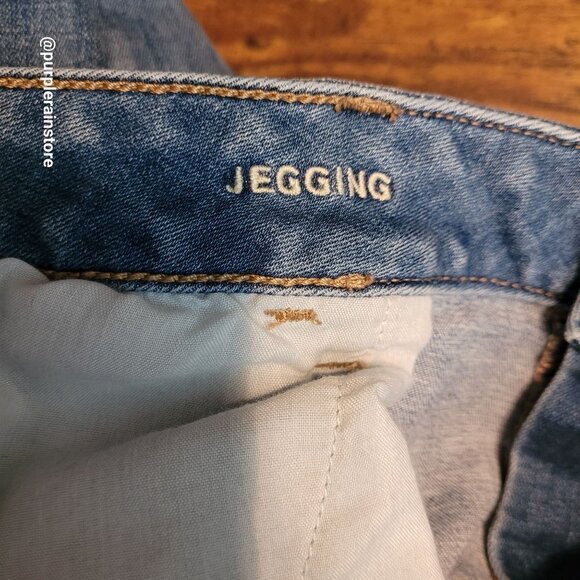 American Eagle Jeans Size 18 R Jegging Next Level Stretch Hi Rise Medium Wash - Picture 5 of 14